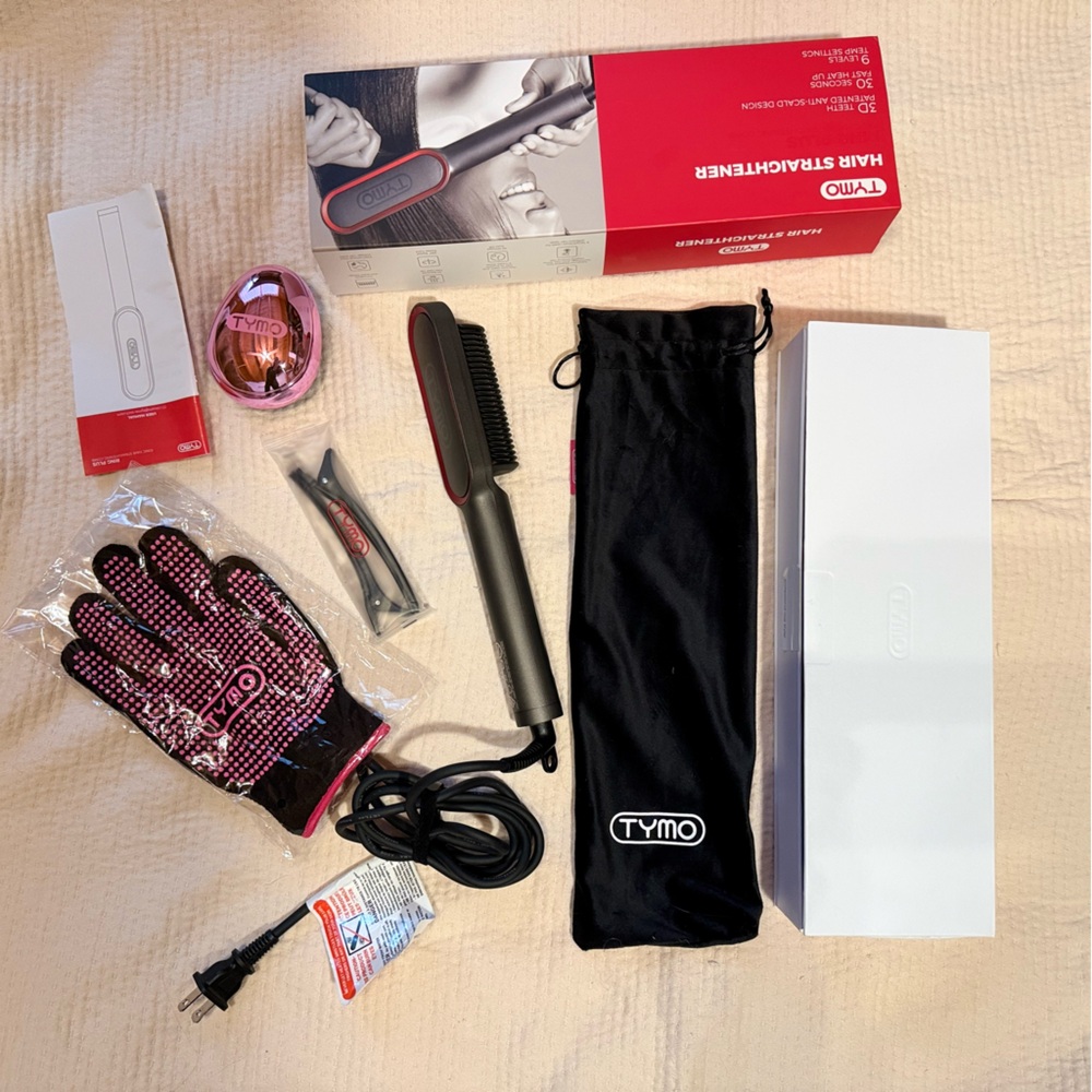 TYMO Hair Straightener Ring Plus with Accessories New in Box